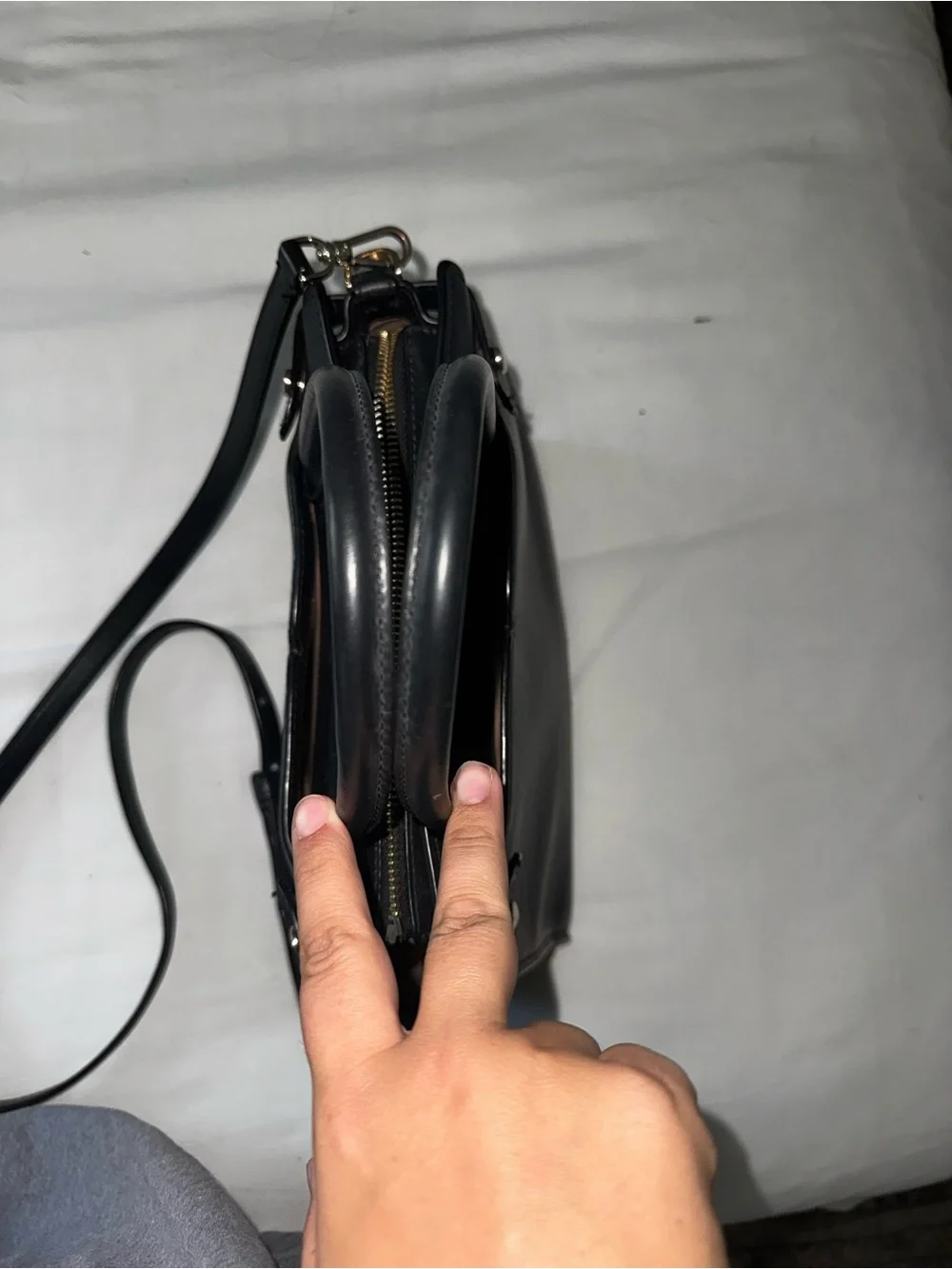 Kate Spade Black Leather Satchel